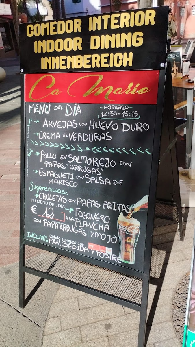 Menu Ca Mario-3